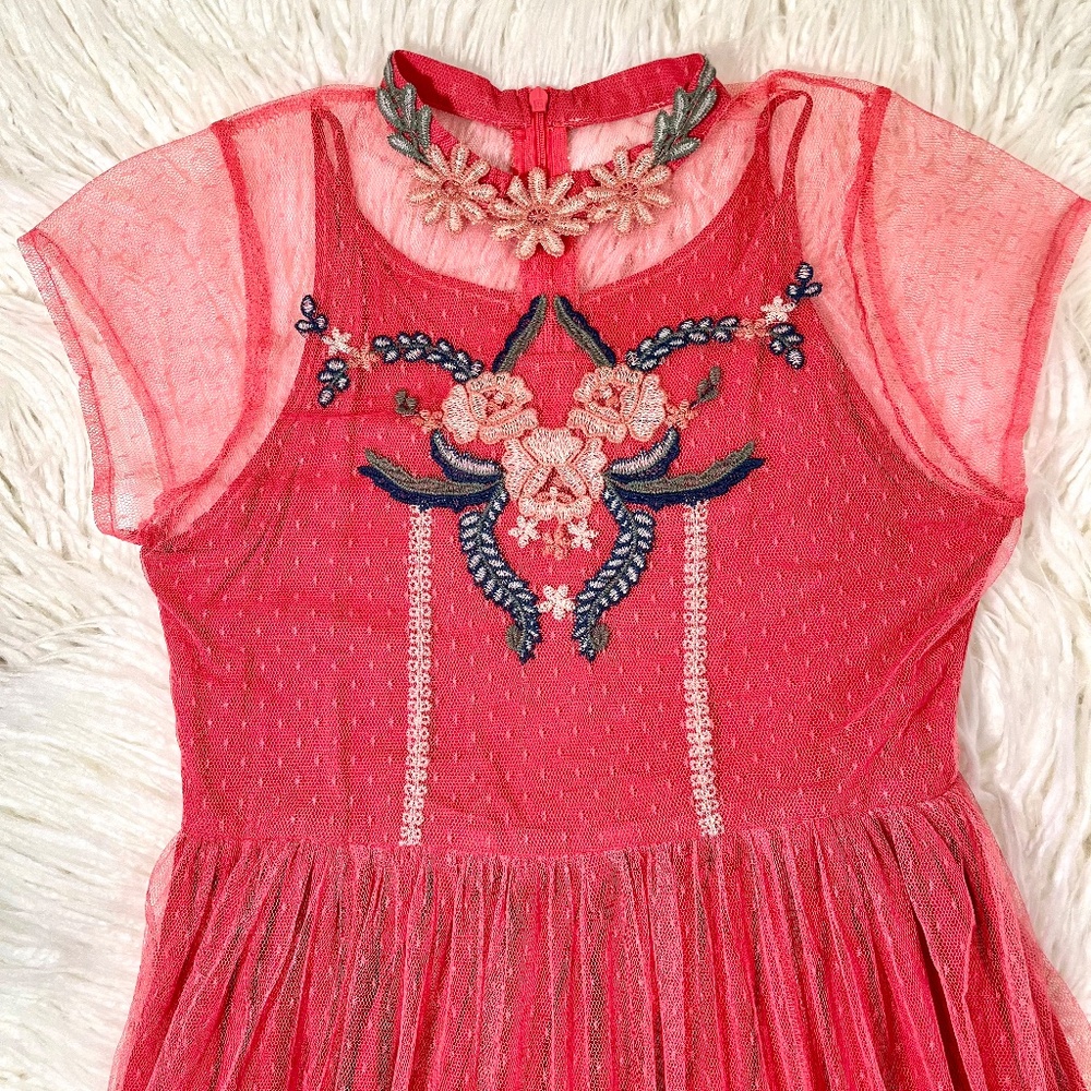 Joyfolie "Jolie Maxi Dress in Coral" NWOT - Picture 3 of 6